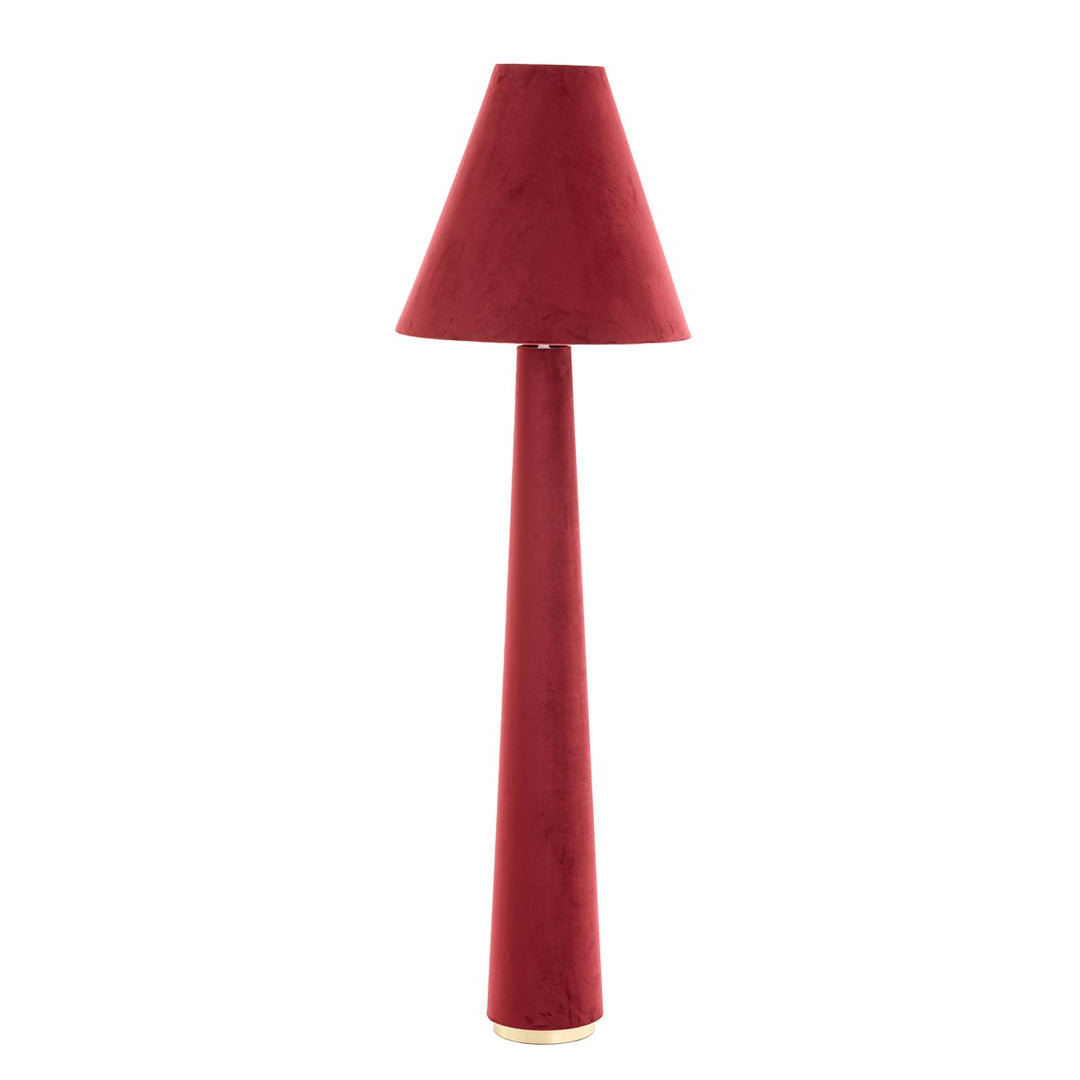 Devia Floor Lamp - Burgundy Velvet Light & Living 1