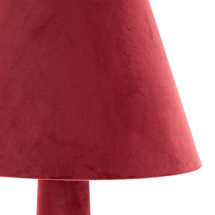 Devia Floor Lamp - Burgundy Velvet Light & Living 3