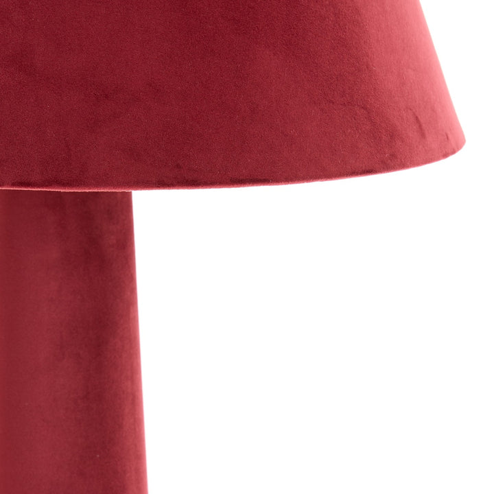 Devia Floor Lamp - Burgundy Velvet Light & Living 4