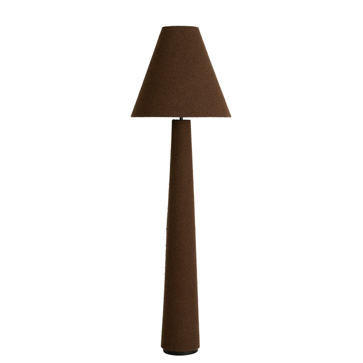 Devia Bouclé Floor Lamp - Brown Light & Living 1