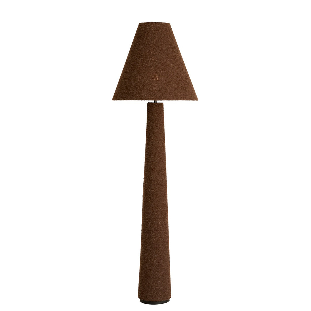 Devia Bouclé Floor Lamp - Brown Light & Living 7
