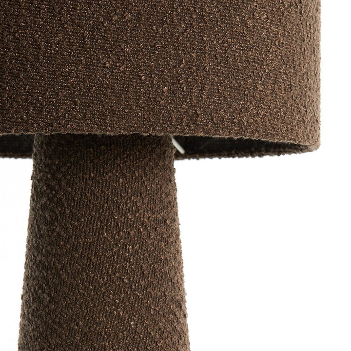 Micky Bouclé Floor Lamp - Brown Light & Living 3