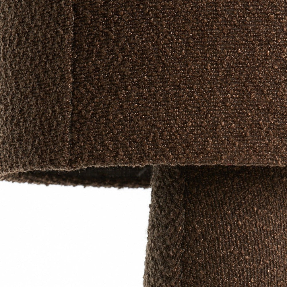 Micky Bouclé Floor Lamp - Brown Light & Living 4