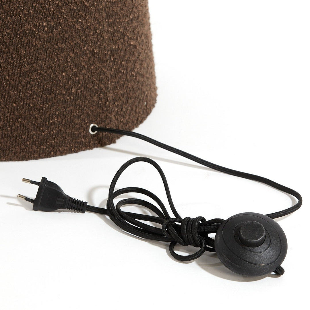 Micky Bouclé Floor Lamp - Brown Light & Living 7