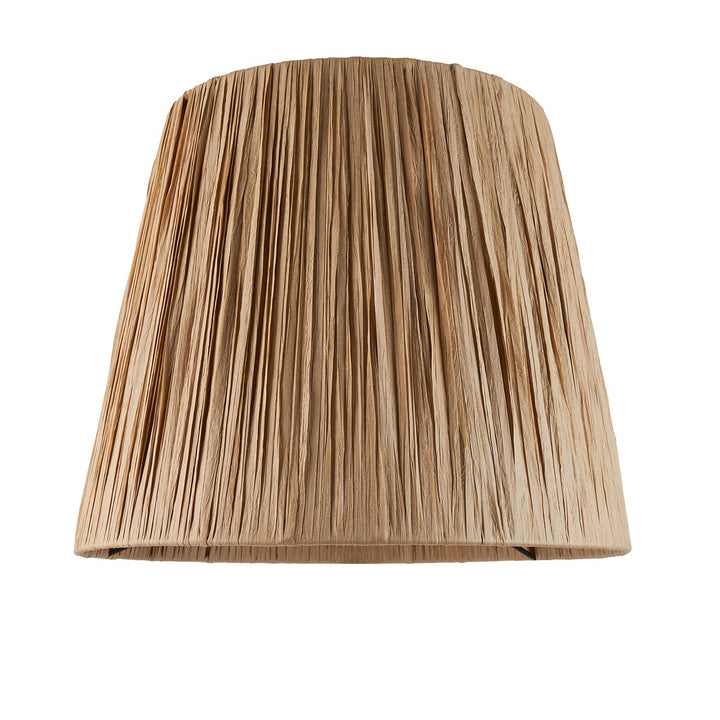 Raffia Tapered Shade 32cm - Natural Raffia Endon 1