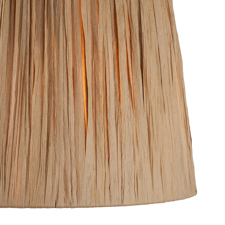 Raffia Tapered Shade 32cm - Natural Raffia Endon 3