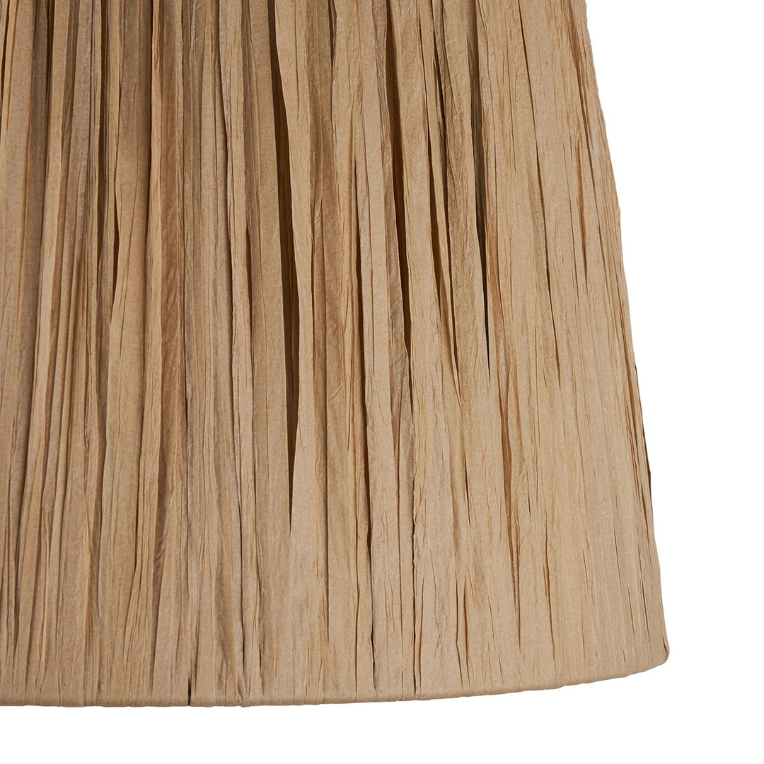 Raffia Tapered Shade 32cm - Natural Raffia Endon 4