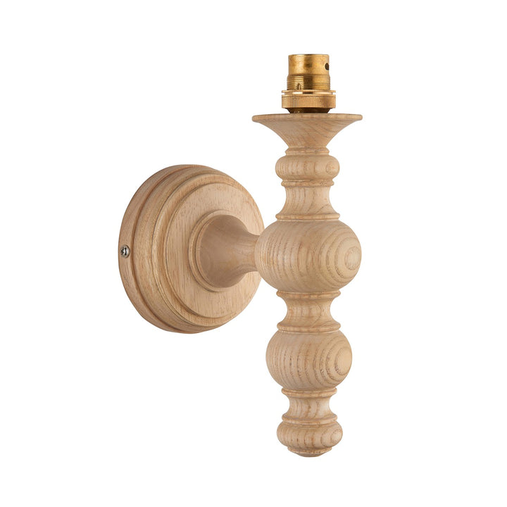 Barley 1 Wall Light - Natural Ash Endon 1