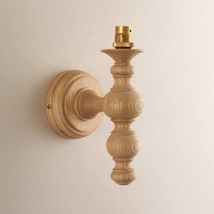 Barley 1 Wall Light - Natural Ash Endon 2
