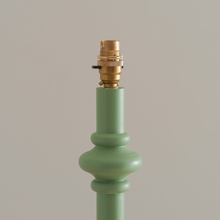 Endon Aldeby Floor Light - Satin Cotswold Green Paint
