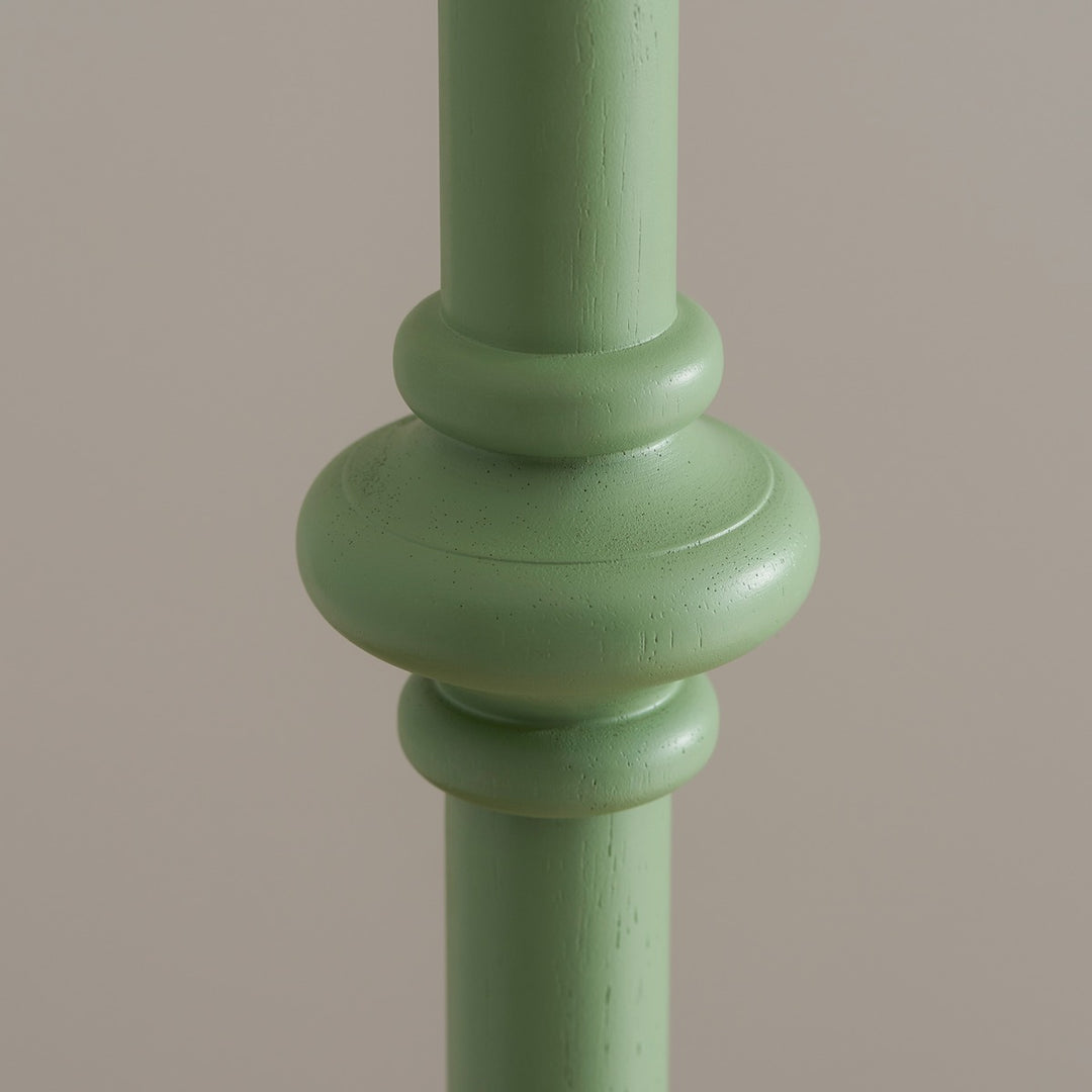 Endon Aldeby Floor Light - Satin Cotswold Green Paint
