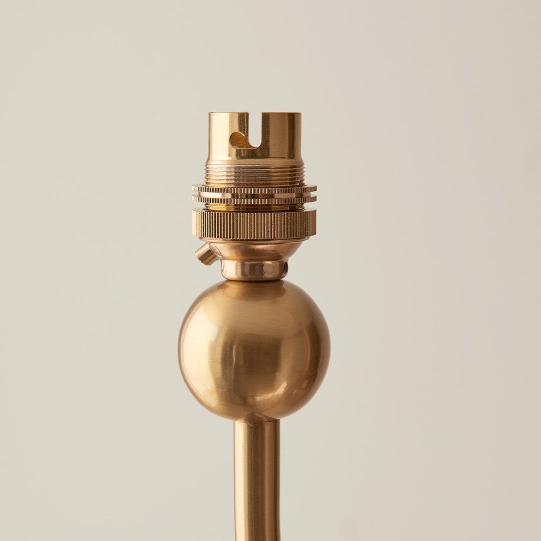 Santia Curved 5 Light Pendant Light - Brushed Aged Brass Endon 6