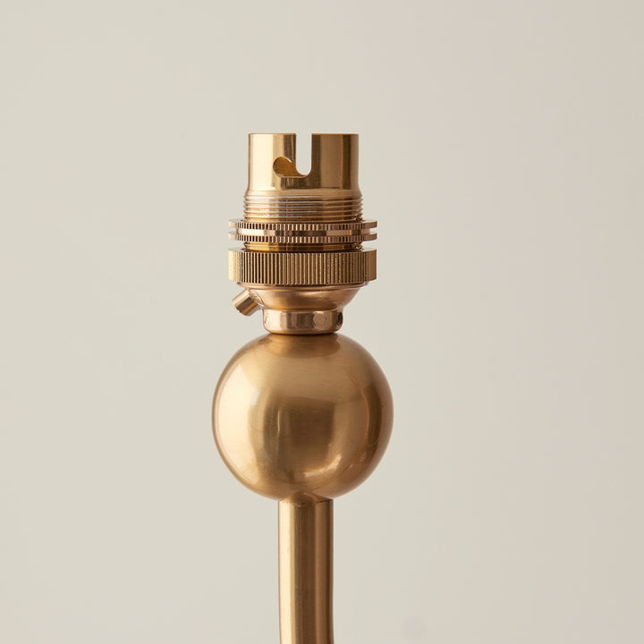 Santia Curved 5 Light Pendant Light - Brushed Aged Brass Endon 6