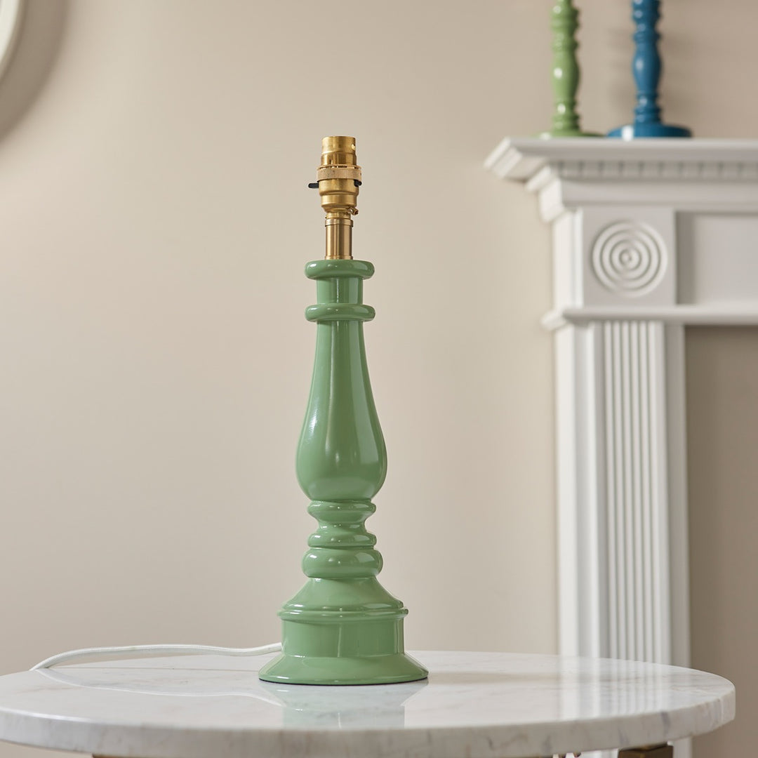 Laurel Table Lamp - Cotswold Green Endon 2