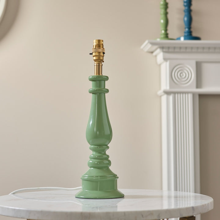 Laurel Table Lamp - Cotswold Green Endon 2