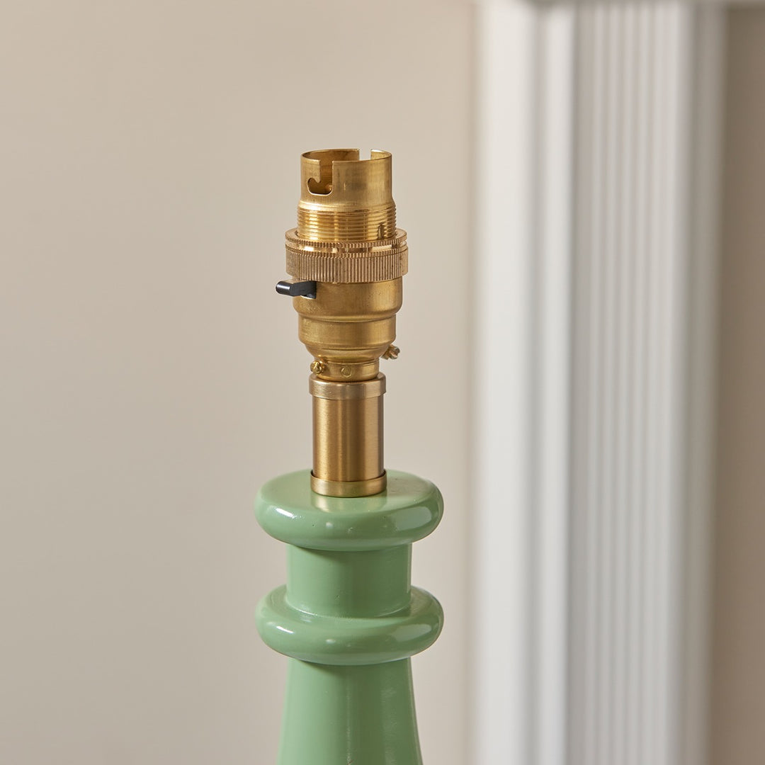 Laurel Table Lamp - Cotswold Green Endon 3