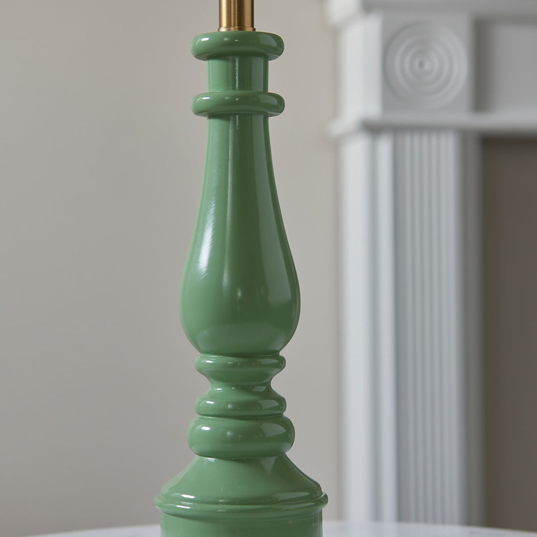 Laurel Table Lamp - Cotswold Green Endon 4