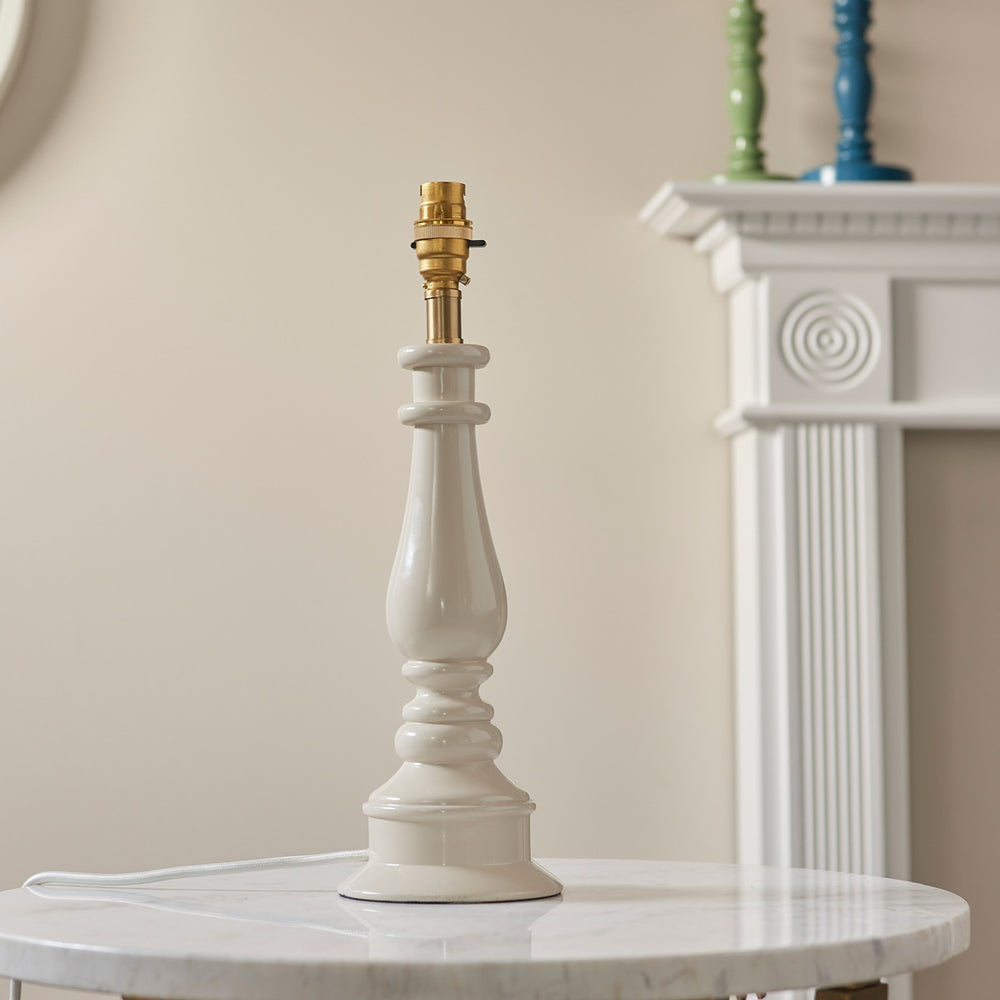 Laurel Table Lamp - Almond White Endon 2