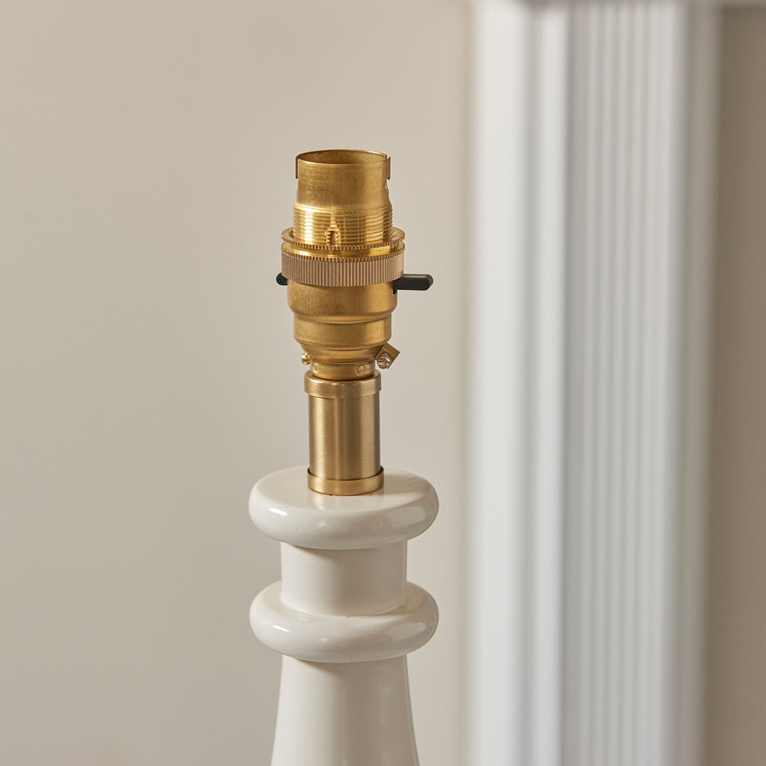 Laurel Table Lamp - Almond White Endon 3
