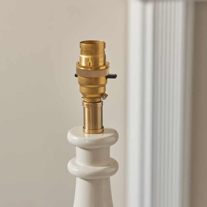 Laurel Table Lamp - Almond White Endon 3