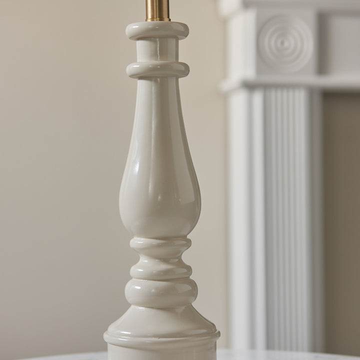 Laurel Table Lamp - Almond White Endon 4