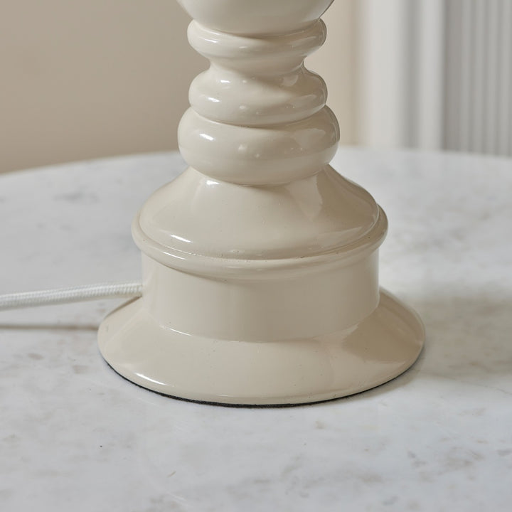 Laurel Table Lamp - Almond White Endon 5