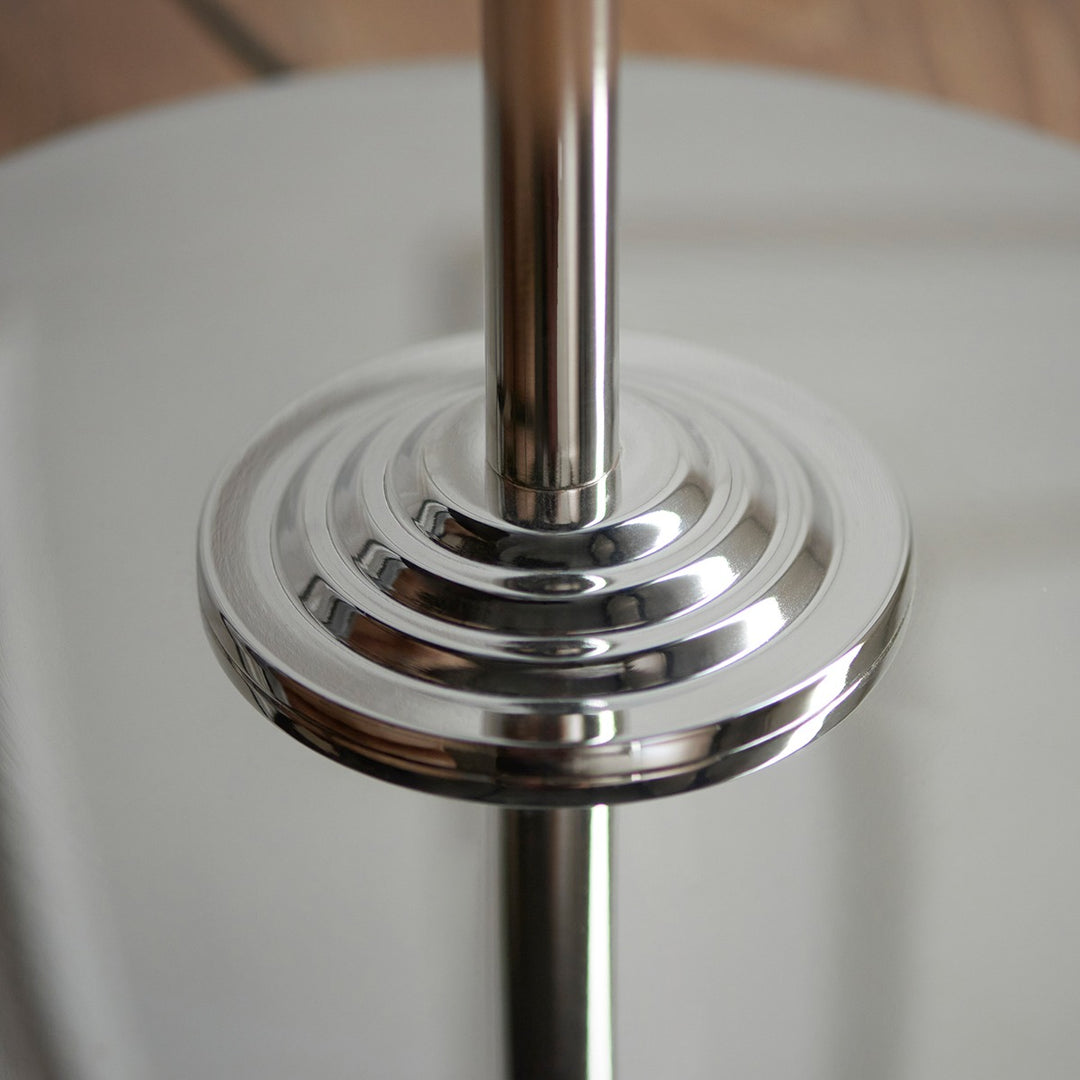 Hiden Floor Lamp - Brushed Chrome Endon 4