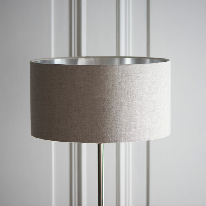 Hiden Floor Lamp - Brushed Chrome Endon 5