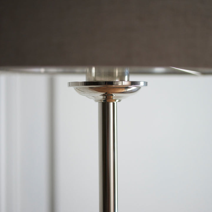 Hiden Floor Lamp - Brushed Chrome Endon 6