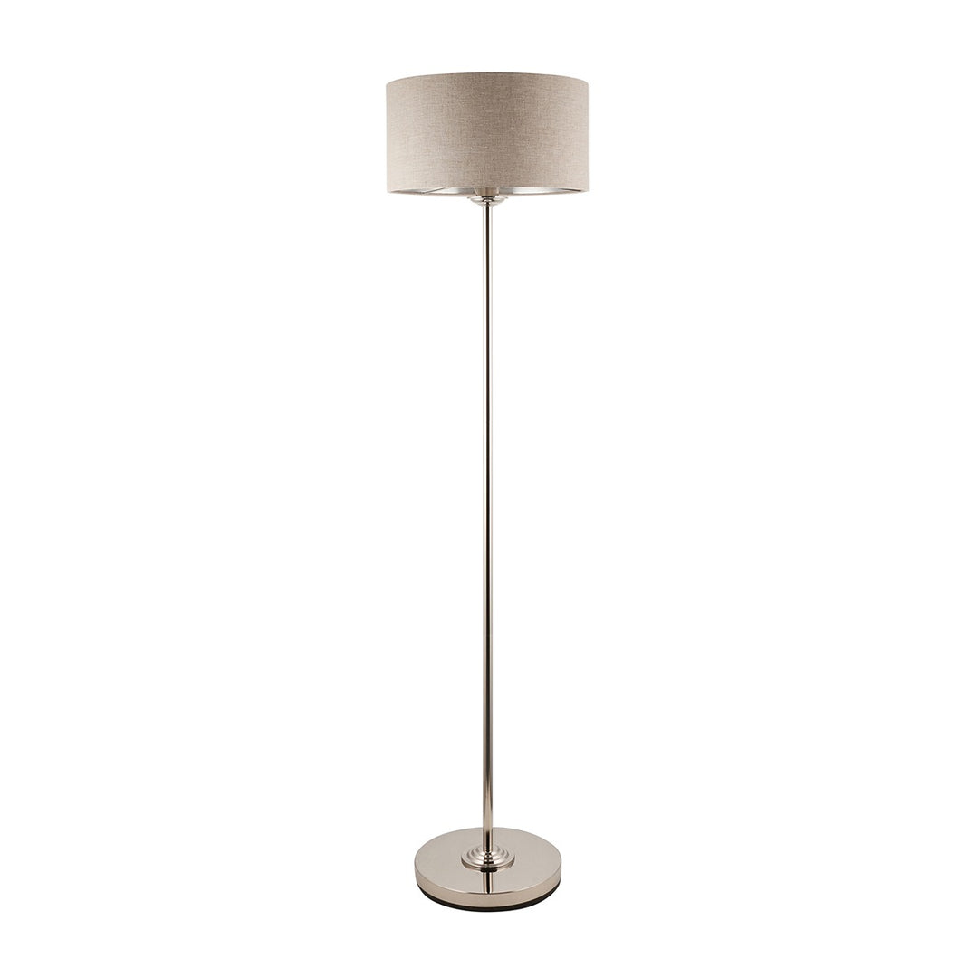 Hiden Floor Lamp - Brushed Chrome Endon 1