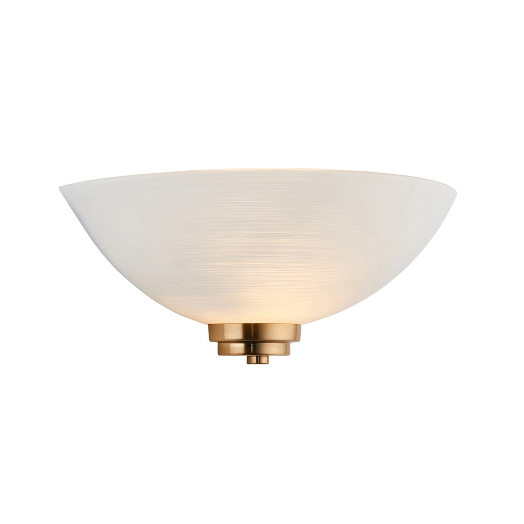 Welton 1 Wall Light - Brushed Aged Brass Endon 8