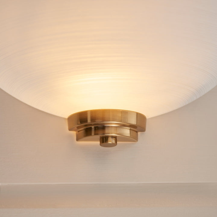 Welton 1 Wall Light - Brushed Aged Brass Endon 4
