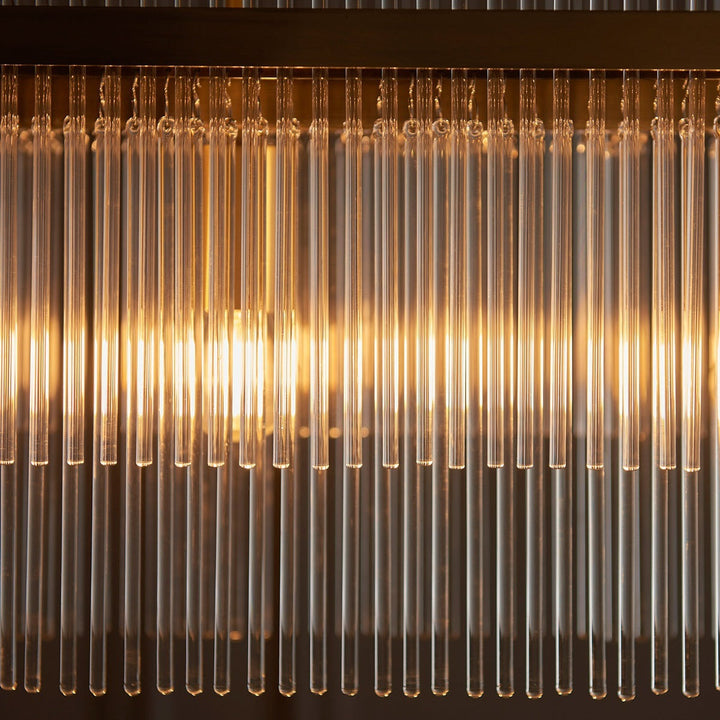 Mariana 4 Light Pendant Light - Antique Brass Endon 6