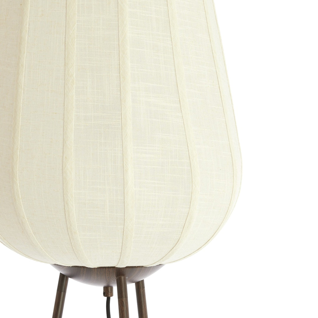 Bibury Wooden Floor Lamp - White Light & Living 5