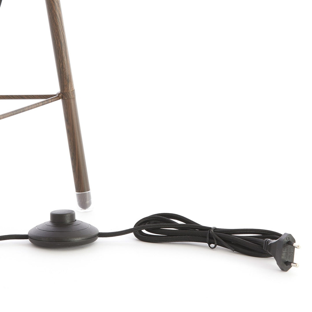 Bibury Wooden Floor Lamp - White Light & Living 7