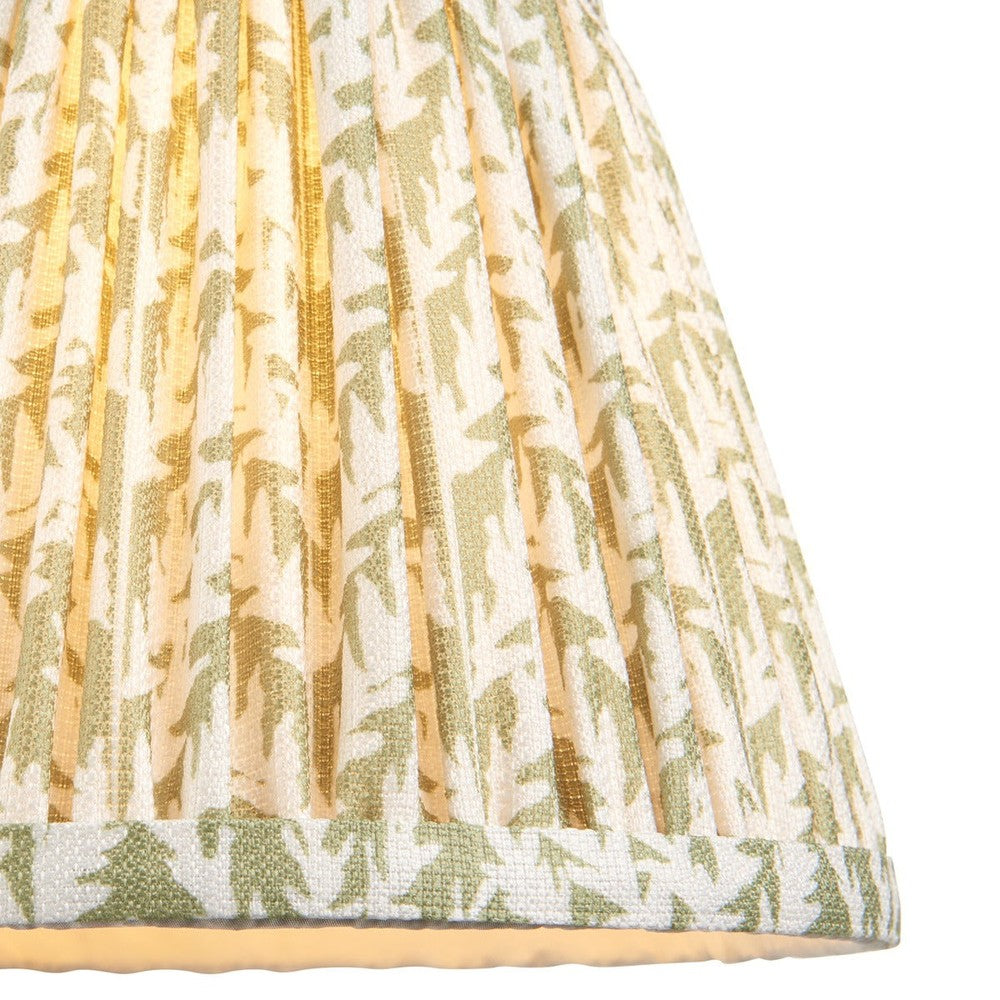 Leaf Shade 20cm - Herb Garden Green Fabric Endon 3