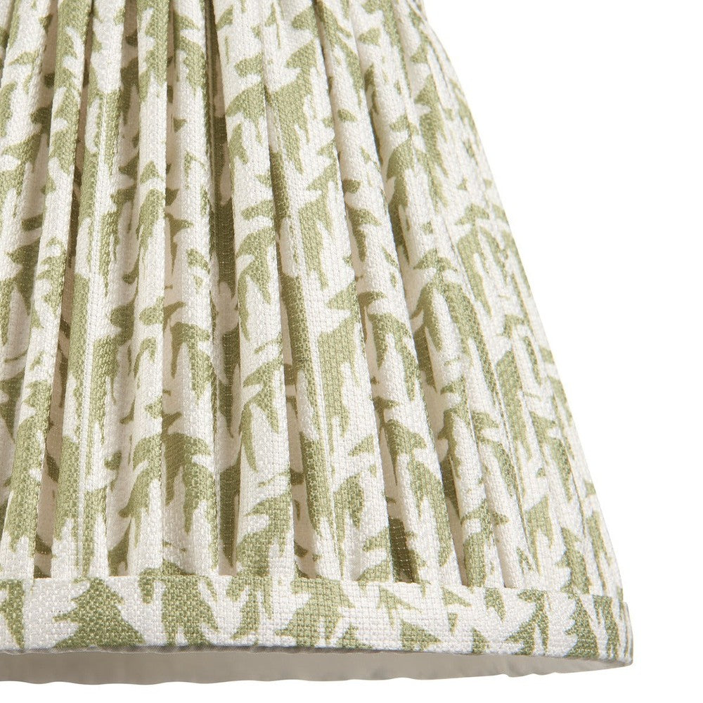 Leaf Shade 20cm - Herb Garden Green Fabric Endon 4