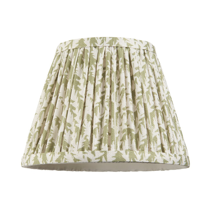 Leaf Shade 20cm - Herb Garden Green Fabric Endon 1