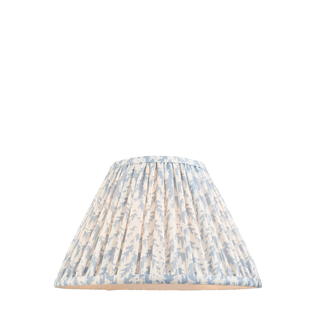 Leaf Shade 30cm - Shell Bay Blue Fabric Endon 6