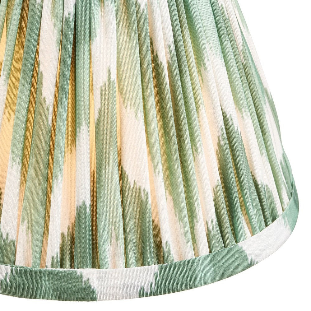 Zigzag Shade 16cm - Cotswold Green Fabric Endon 3