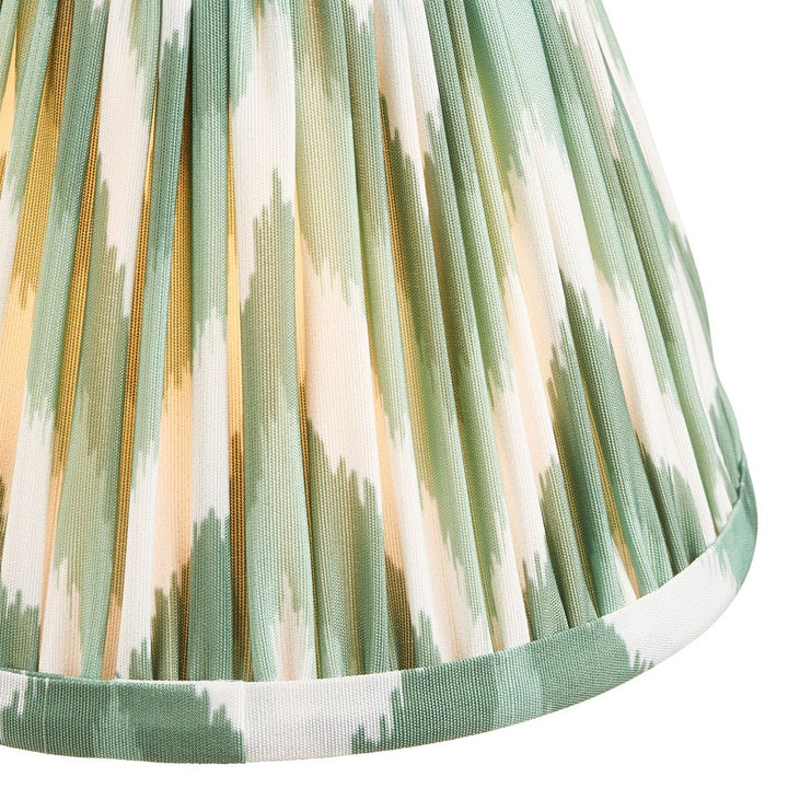 Zigzag Shade 16cm - Cotswold Green Fabric Endon 3