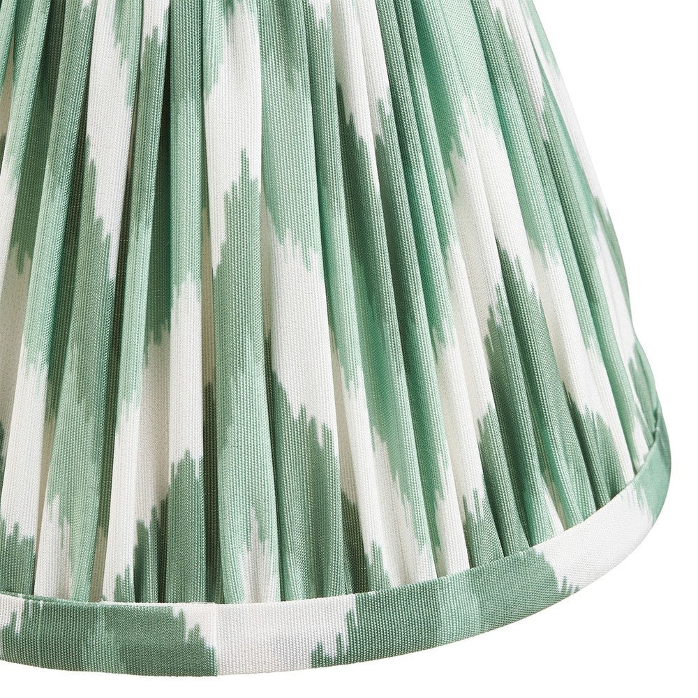 Zigzag Shade 16cm - Cotswold Green Fabric Endon 4