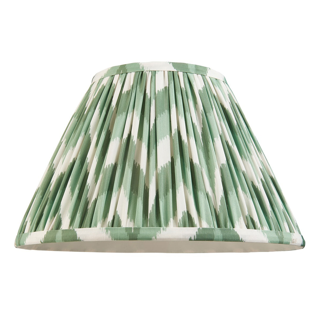 Zigzag Shade 30cm - Cotswold Green Fabric Endon 1
