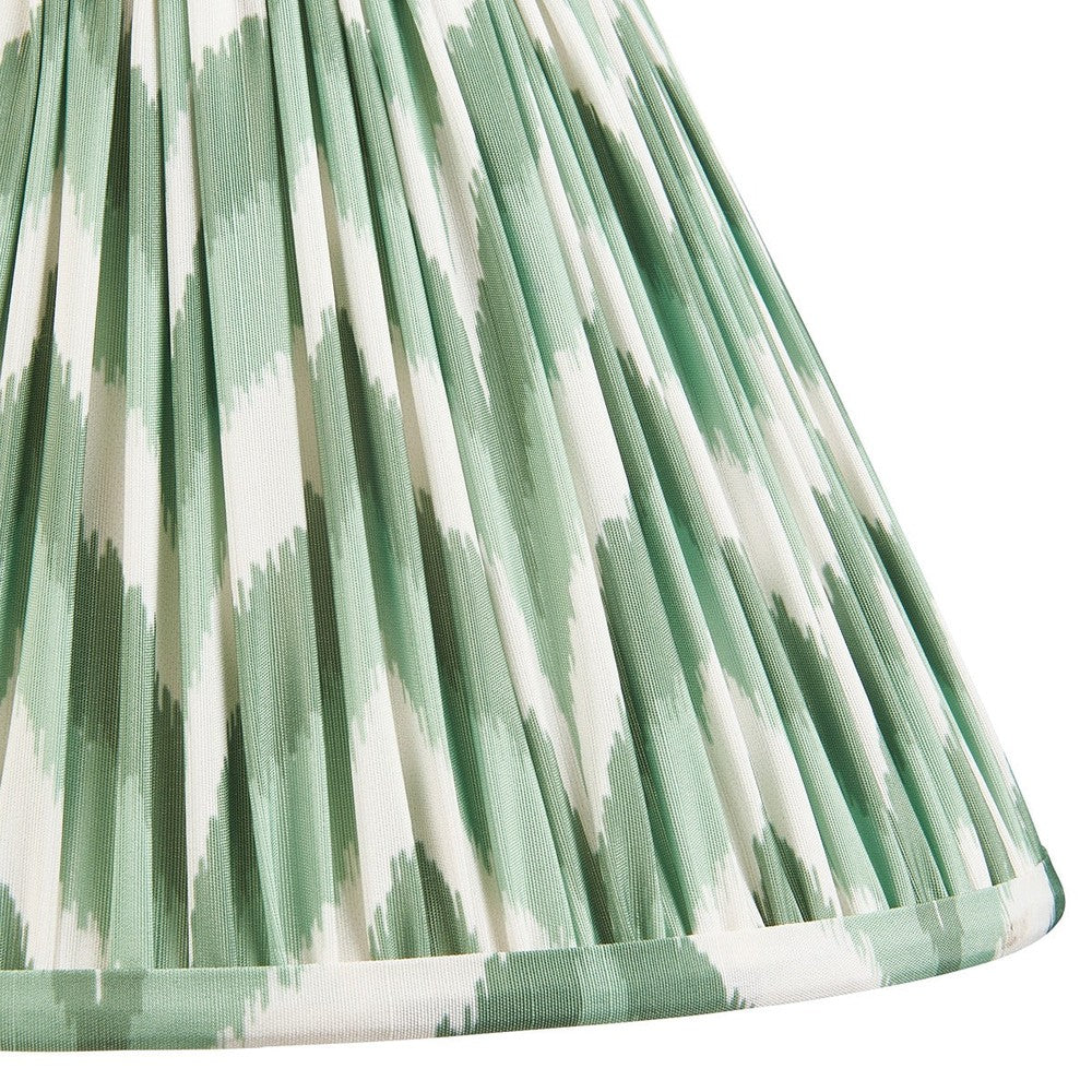 Zigzag Shade 30cm - Cotswold Green Fabric Endon 4
