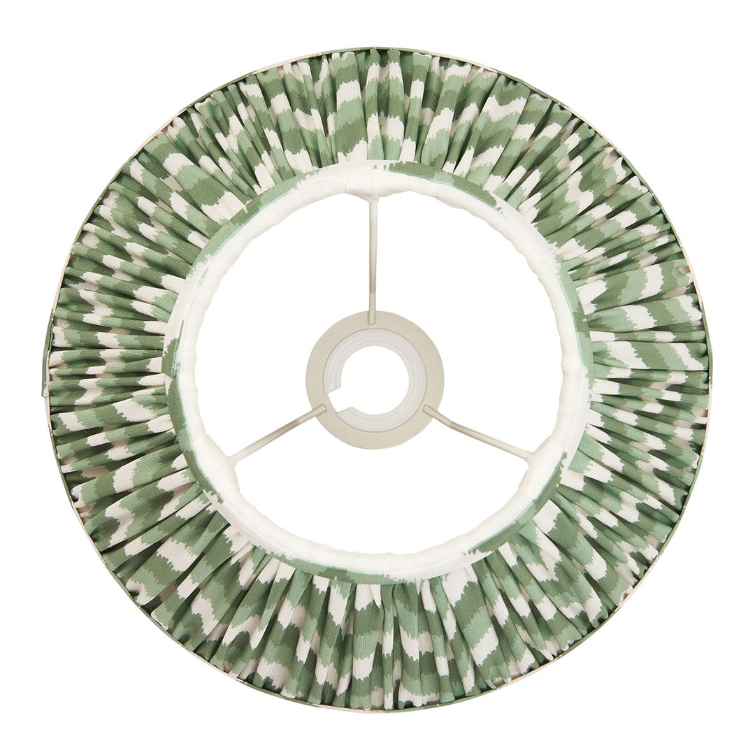 Zigzag Shade 30cm - Cotswold Green Fabric Endon 5