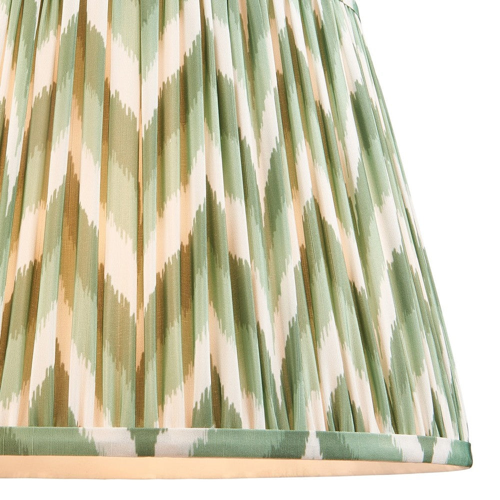 Zigzag Shade 35cm - Cotswold Green Fabric Endon 3