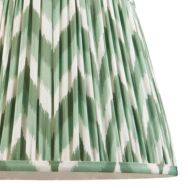 Zigzag Shade 35cm - Cotswold Green Fabric Endon 4