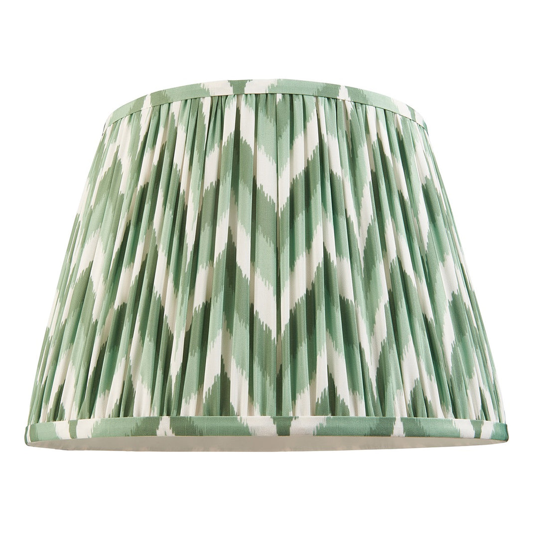 Zigzag Shade 35cm - Cotswold Green Fabric Endon 1