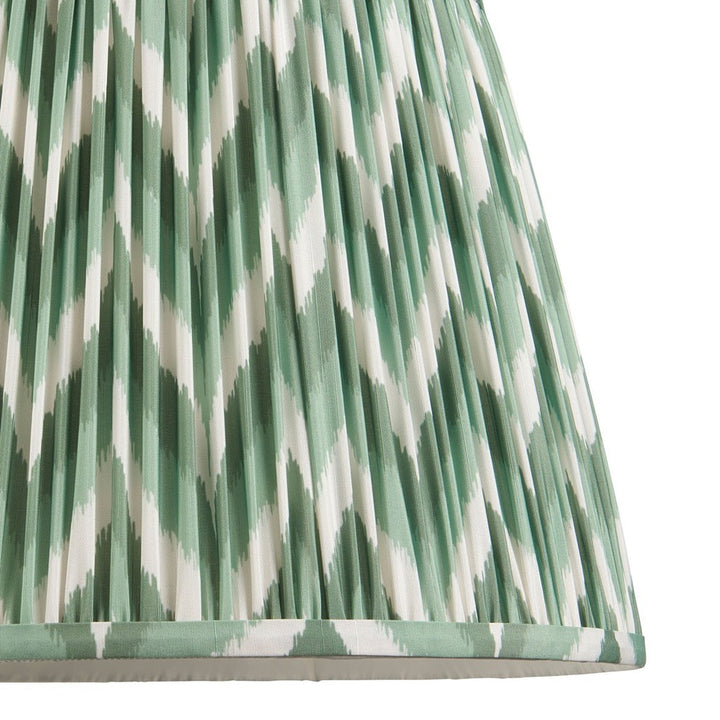 Zigzag Shade 40cm - Cotswold Green Fabric Endon 4