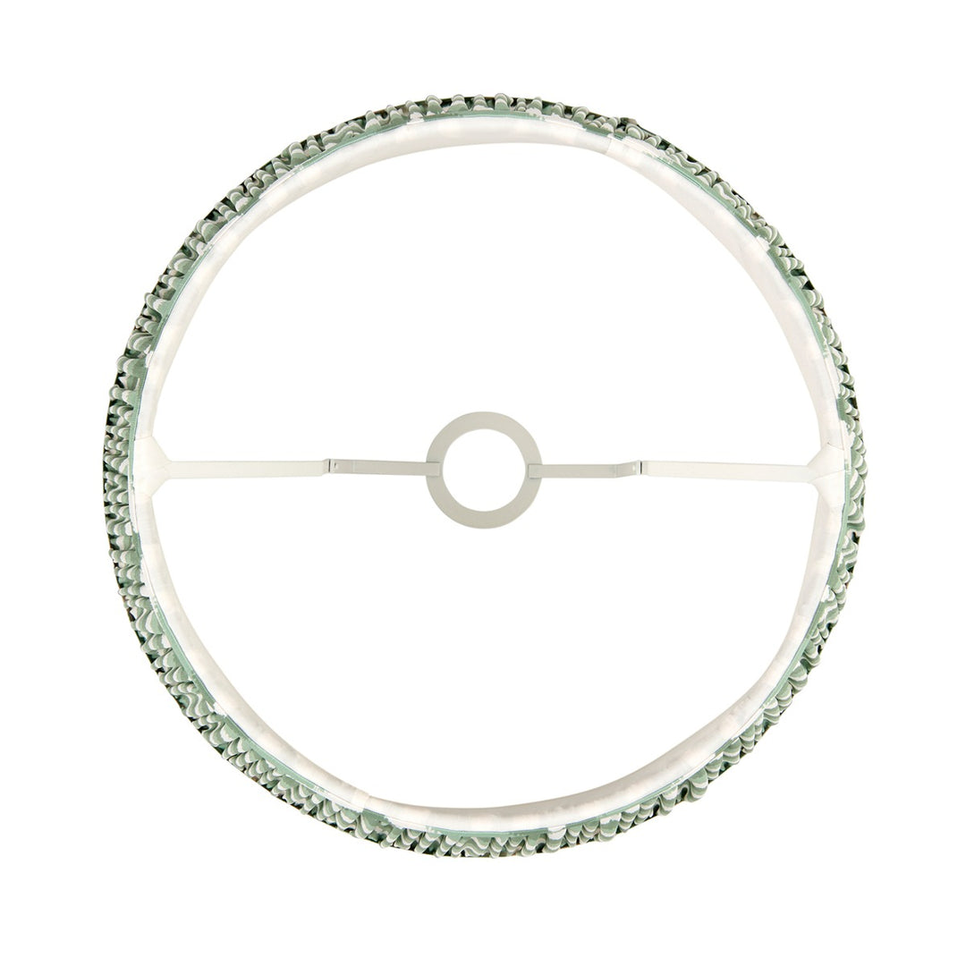 Zigzag Shade 40cm - Cotswold Green Fabric Endon 5